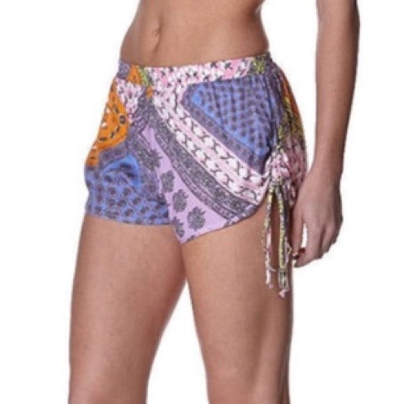 Nasty Gal Pants - 💥SALE💥MINKPINK 'Sunset Patchwork Side Tie shorts